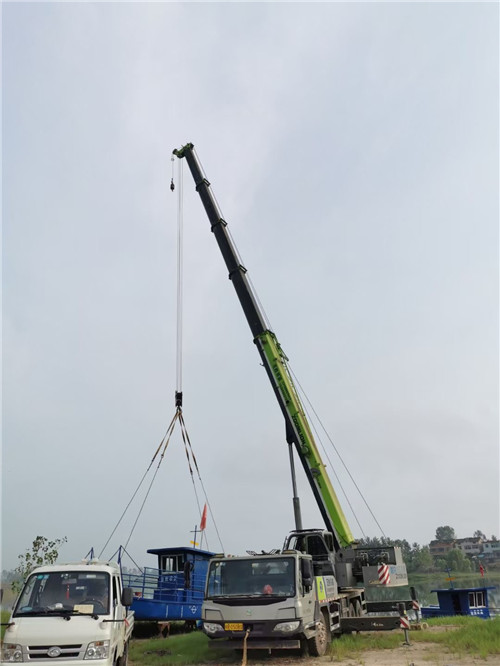 宁化县桥梁建设吊装案例